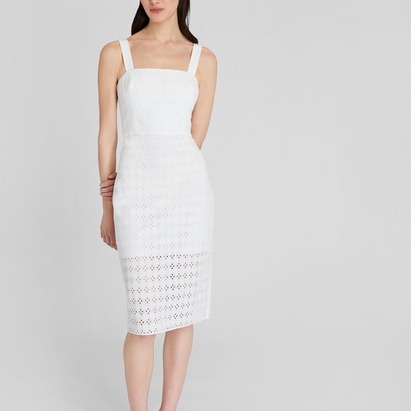 club monaco eyelet dress CLUB MONACO Women's Embroidered Eyelet Maxi Dress, Lt.Yellow/Jaune Clair, 0 at Amazon Women's Clothing store